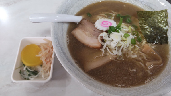 「煮干しラーメン750円（土日限定）」@ラーメン爺の写真
