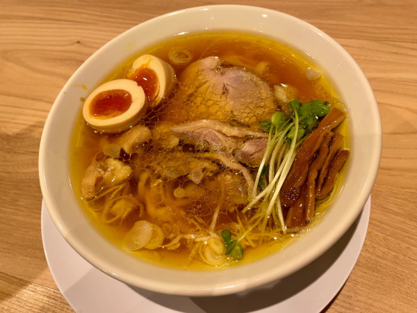 「味玉中華そば」@手打 親鶏中華そば綾川 大成店の写真