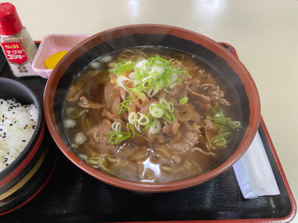 「焼肉ラーメンセット(1080円)」@パルコの写真