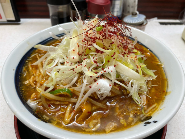 「旨辛肉もやし麺（中太麺）」@食楽 なごみ家の写真