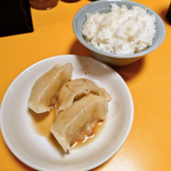 「タンタンメン＋水餃子と半ライスセット」@元祖ニュータンタンメン本舗 綱島店の写真