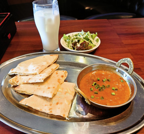 「マトンカレーセット＋チーズナンに変更」@ガールアーガンの写真