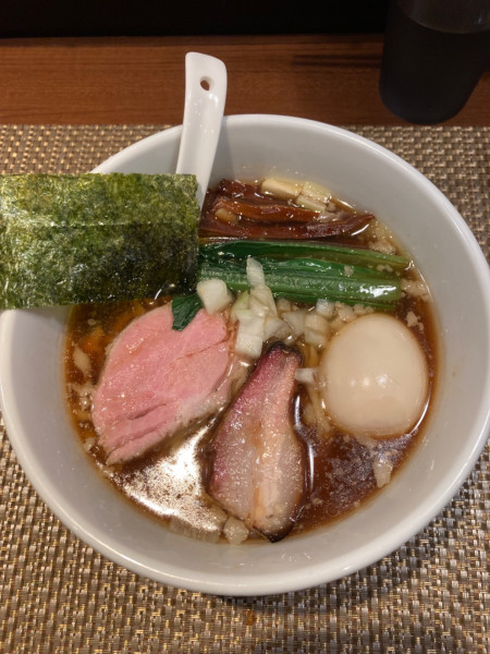 「味玉手揉み中華そば」@麺処 はら田の写真