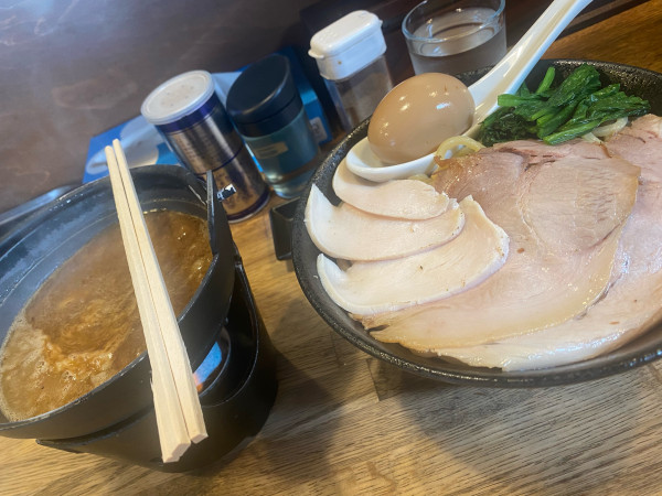 「濃厚鶏白湯つけ麺」@麺屋時茂の写真