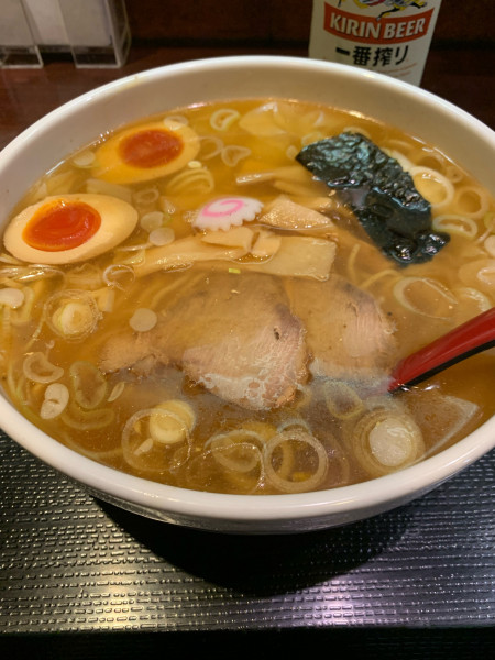 「中華そば＋味たま」@中華蕎麦 金魚の写真