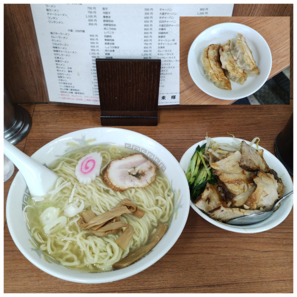 「塩ラーメン　750円」@東輝の写真