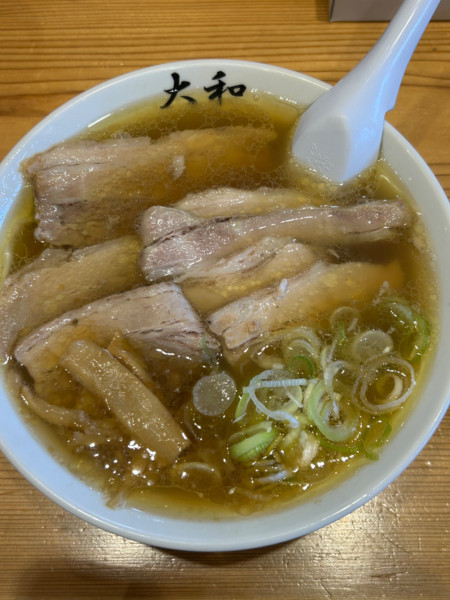 「チャーシューメン」@佐野青竹手打ちラーメン 大和の写真