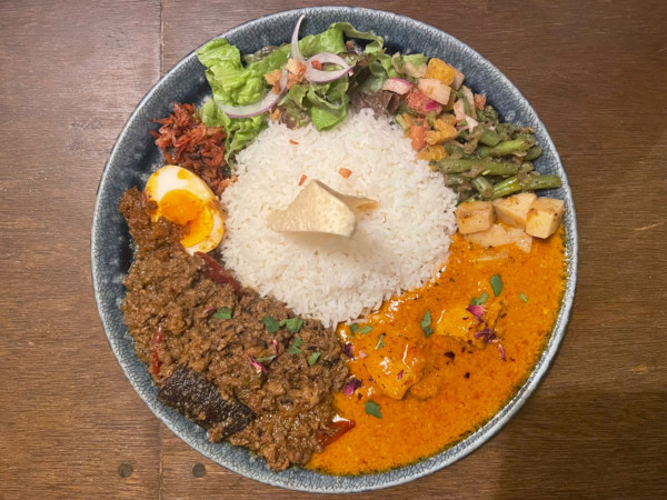 「混盛、箕面ビール」@curry bar nidomiの写真