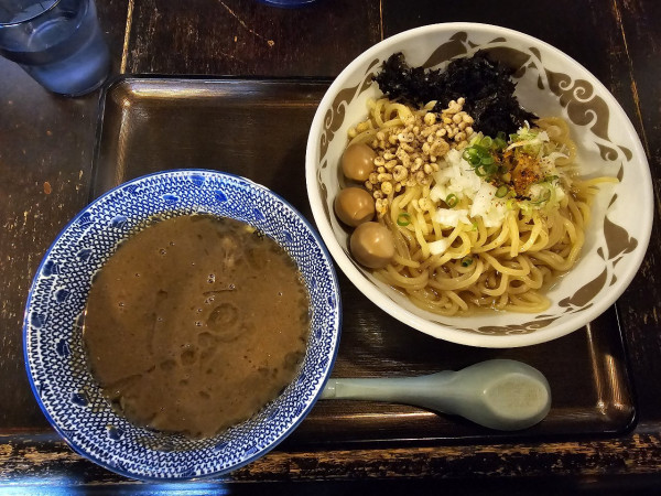 「【限定】ドロイガのつけ麺　1100円」@煮干結社 弘前店の写真