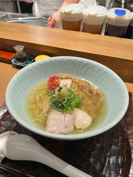 「塩そば」@饗 くろ㐂の写真