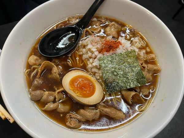 「肉そば1000円」@一陽来福の写真