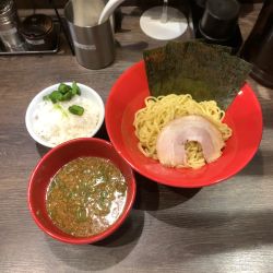 つけ麺850 並ライス無料