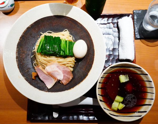 「味玉 つけ 醤油＋ビール」@饗 くろ㐂の写真