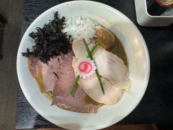 「特製濃厚そば」@中華そば いづるの写真