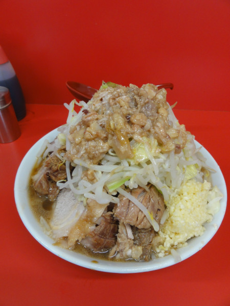 「小850円ニンニク脂」@ラーメン二郎 一橋学園店の写真