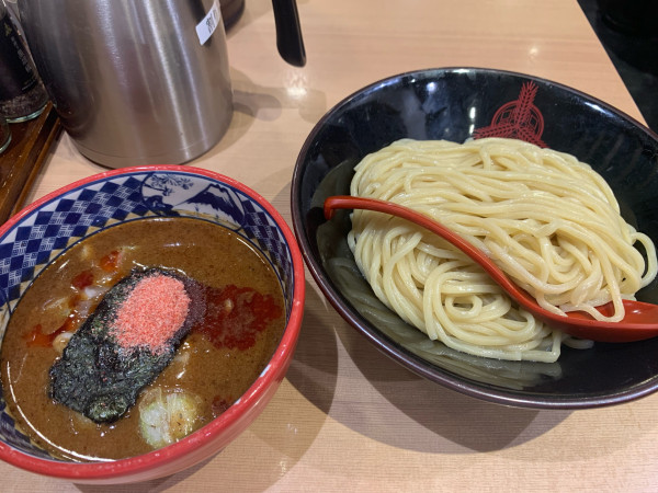 「濃厚海老つけ麺」@三田製麺所 アトレ浦和店の写真