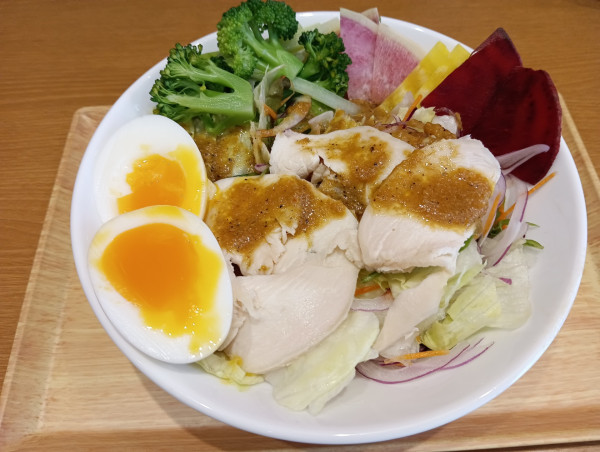 「マッスルサラダ麺・チキン(¥980)」@スターマッスルの写真