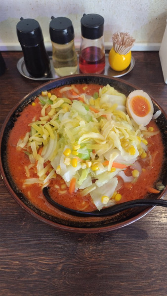 「令6·5·21特製トマトラーメン(1080円)大盛サービス」@味噌の金子 愛川の写真