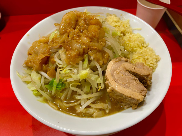 「ラーメン（300g）950円」@ラーメン ノックアウトの写真
