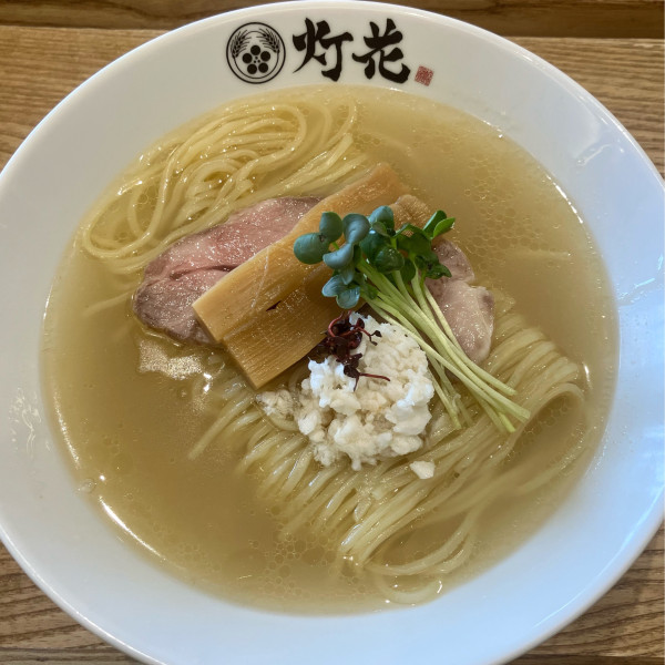 「鯛と鶏の塩そば950円」@鯛塩そば 灯花 テラスモール松戸店の写真