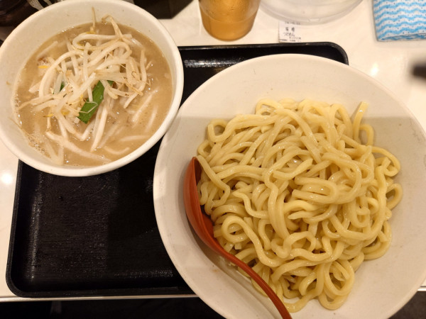 「味噌つけめん(1050円)」@味噌麺処 花道庵 東京ラーメンストリート店の写真
