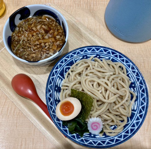 「つけ麺 850円(極太麺)」@中華そば つけ麺 音七の写真