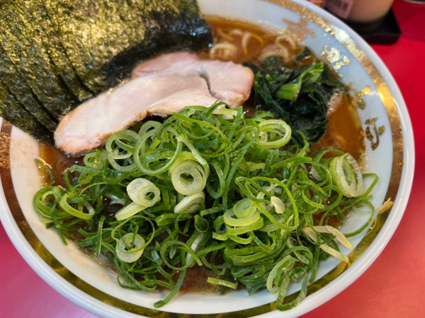 「のり九条ネギラーメン中1,100円」@横濱ラーメン 裏野中家 西川口店の写真