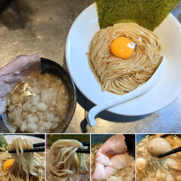 「背脂煮干TKMつけ蕎麦(限定)　1400円」@さんじの写真