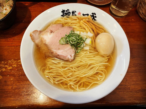 「鰆油の塩らーめん」@麺匠 一丞の写真