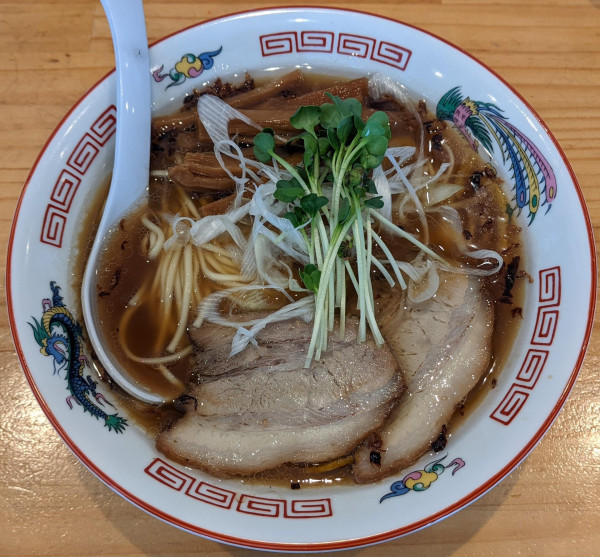 「香味醤油RAMEN 850円」@RAMEN YAMADAの写真