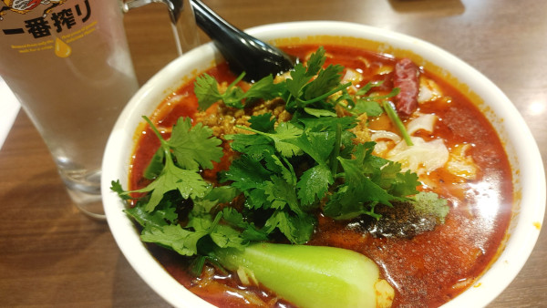 「マーラー刀削麺・麺大盛  ￥1,265」@中華料理 菜香菜 東陽町店の写真