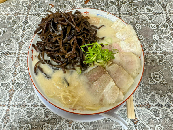 「チャーシューキクラゲラーメン」@博多元気一杯‼︎の写真