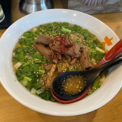 期間限定もつにらーメン（醤油味）1,150円