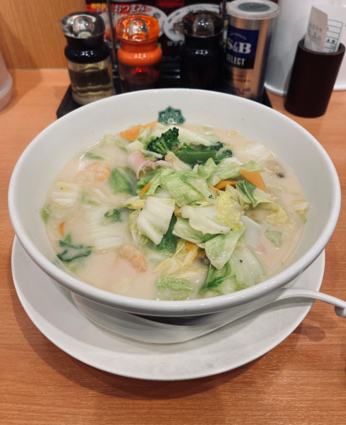 「【期間限定】日高ちゃんぽん（￥710）」@日高屋 蔵前駅前店の写真