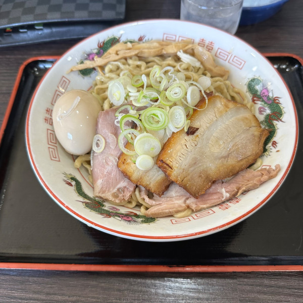 「油そばDX 大　¥1,100」@自家製太麺 渡辺の写真