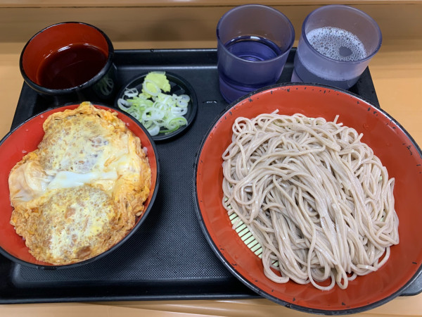 「ミニひれかつ丼セットもり 770円」@名代 富士そば 小滝橋店の写真