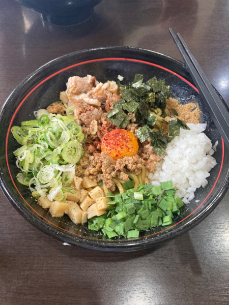 「どろまぜそば　900円」@めん家 一麺惚の写真