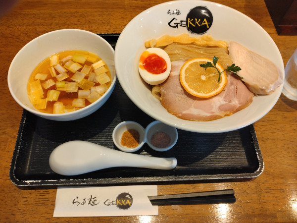 「昆布水つけ麺(しお)¥1100-」@らぁ麺 GEKKAの写真