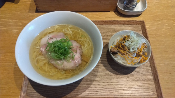 「塩そば　ランチメニュー」@中華そば 二階堂の写真