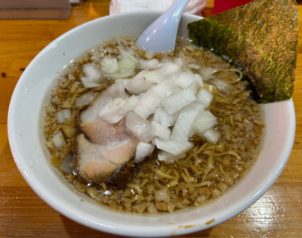 「こってりラーメン＋半ライス」@ラーメンラブルの写真