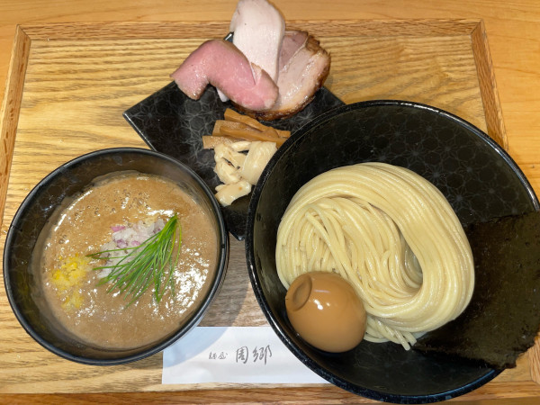 「煮玉子つけ麺(¥1,250)」@麺屋 周郷 新橋店の写真