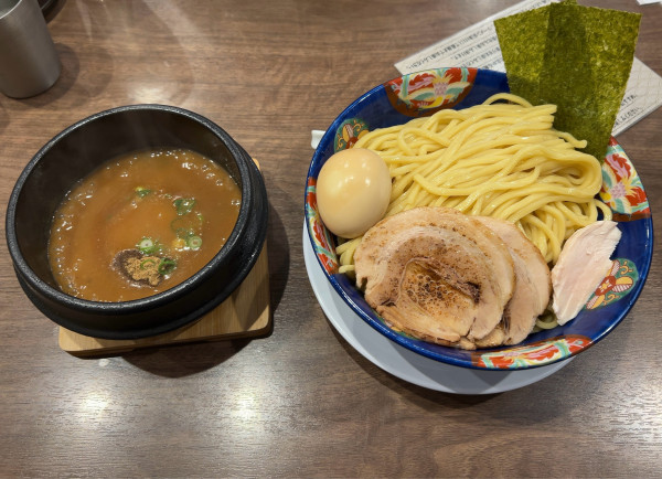 「特製魚介つけ麺大盛　¥1370」@らぁ麺 ひよこの写真