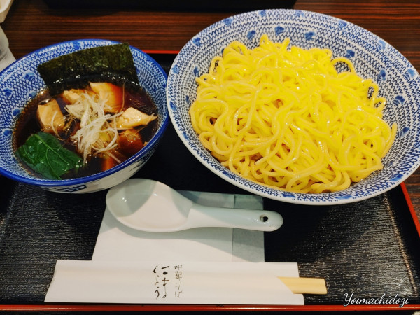 「つけそば　醤油味（大盛　1,050円）」@中華そば こましょうの写真