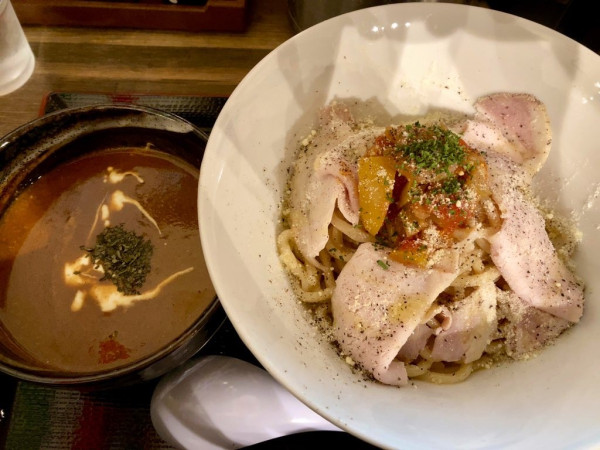 「アメリケーヌつけそば(並盛) 1100円」@つけそば九六 龍ケ崎店の写真