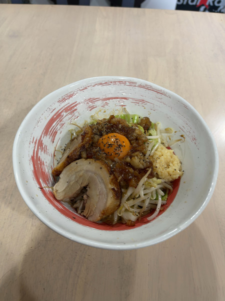 「二郎系まぜそば（900円）」@大阪やきそば亭の写真