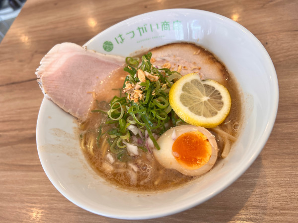 「【限定】コッテリネギ塩そば」@はつがい商店の写真