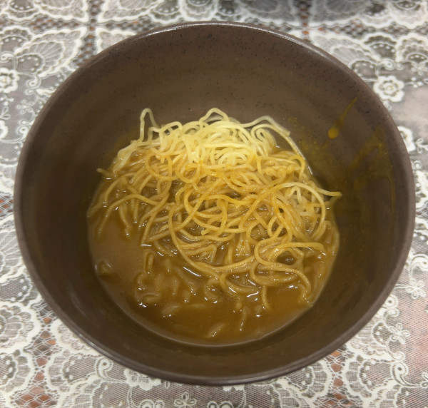 「カレー味半替玉」@博多元気一杯‼︎の写真