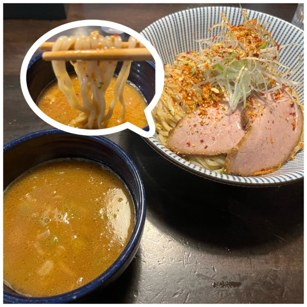 「【限定】旨辛つけめん 1200円」@らーめん こてつの写真