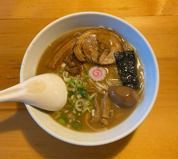 「バカうまラーメン(大)」@自然派ラーメン 花の季の写真