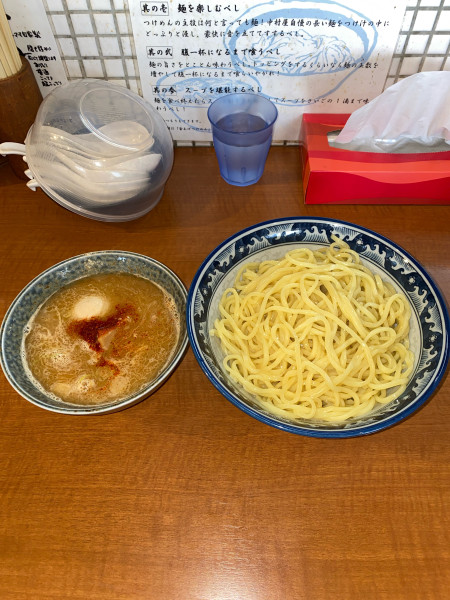 「つけめん2玉味付玉子¥1,280円」@中華そば 中村屋の写真